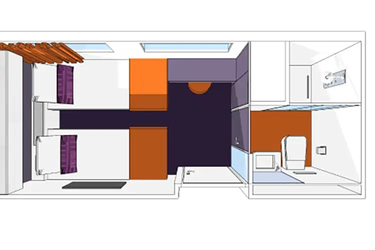 2PL_PP Cubierta principal dos camas