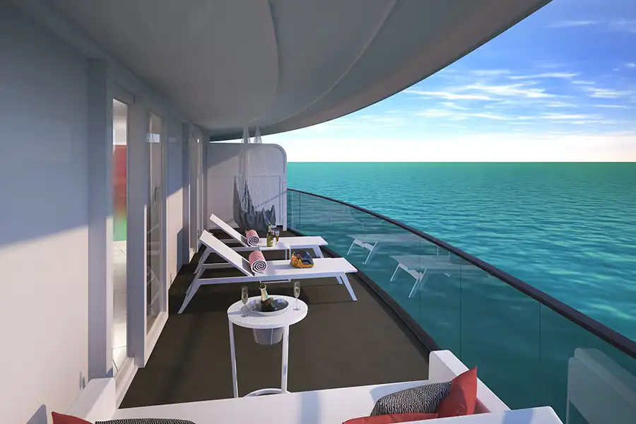 SCB Cheeky Corner Suite - Biggest Terrace